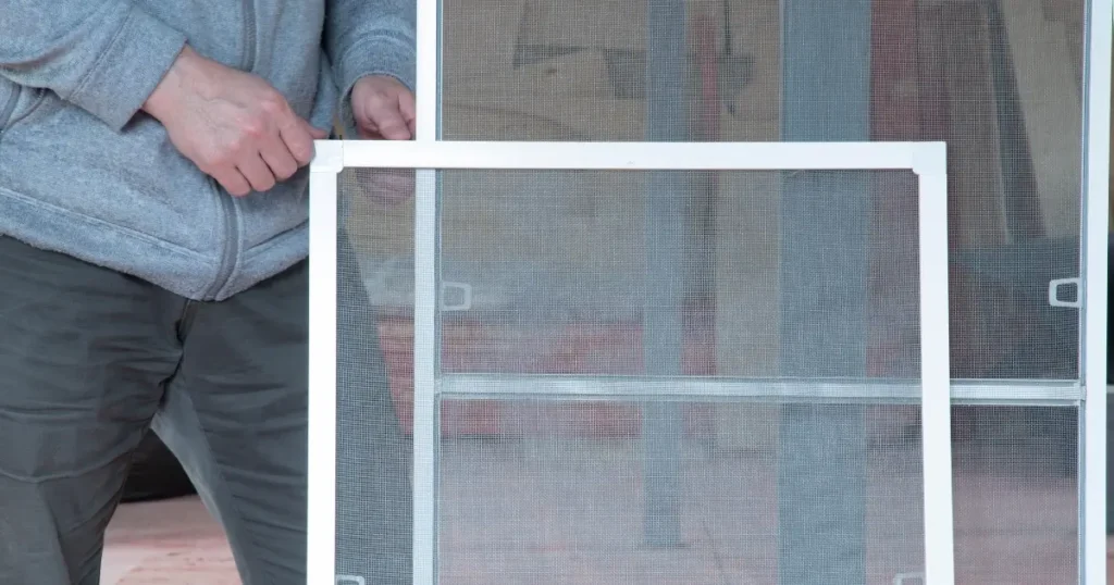 Drehrahmen Fliegengitter für Balkontü